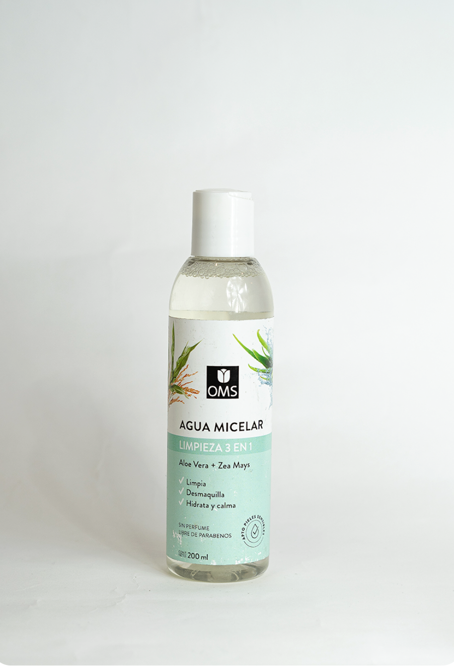 Aloe Vera + Zea Mays Agua Micelar ( 3 En 1 )